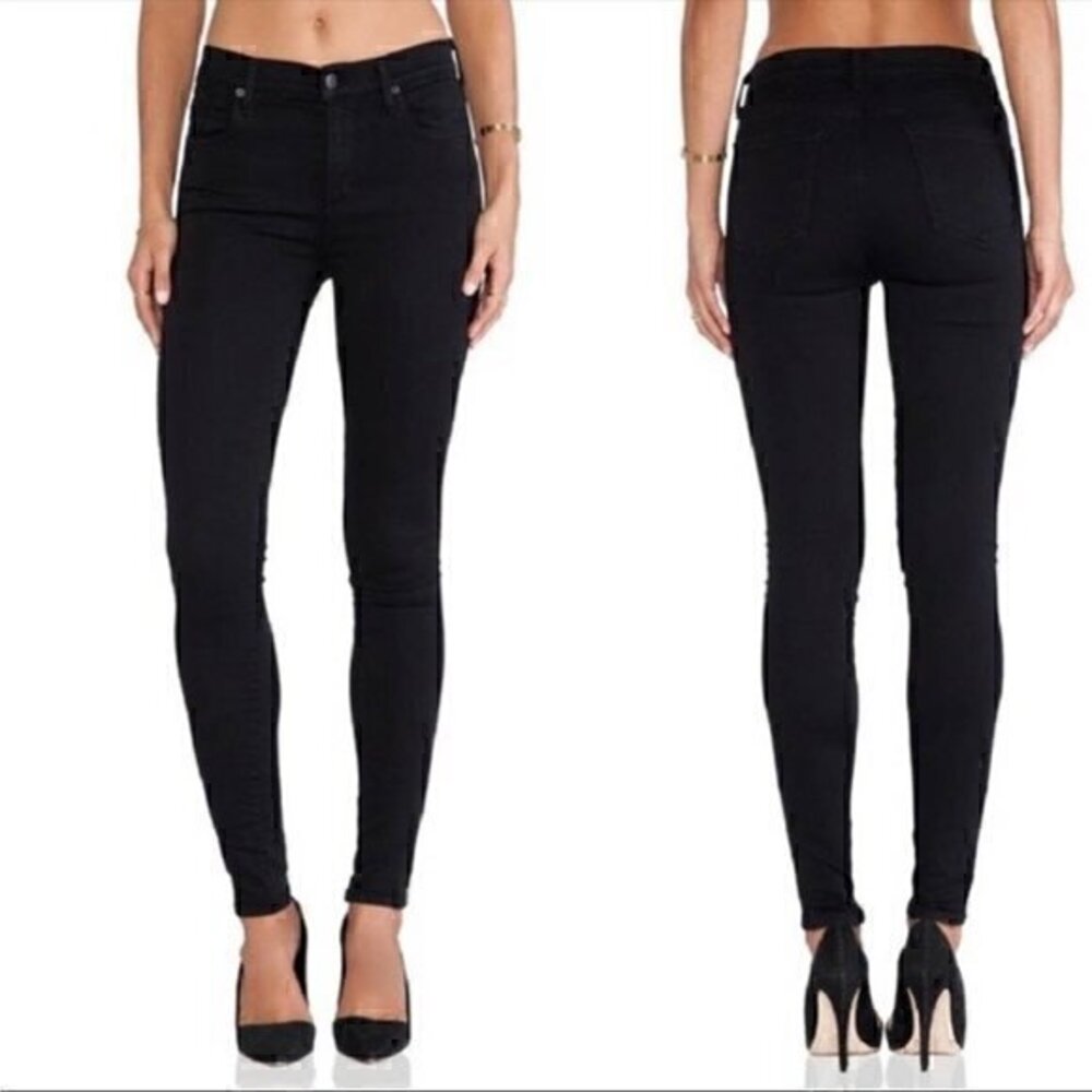 Agolde Filter Free High Rise Black Jeans Size 26